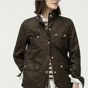 J Crew Relaxed Fit Field Jacket BLUE